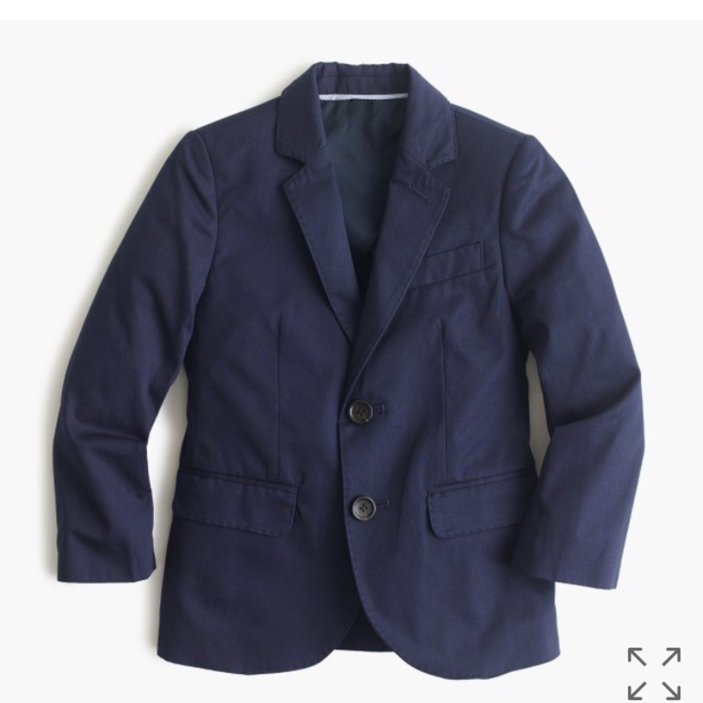 Jcrew boys Ludlow Blazer in Black-size 4